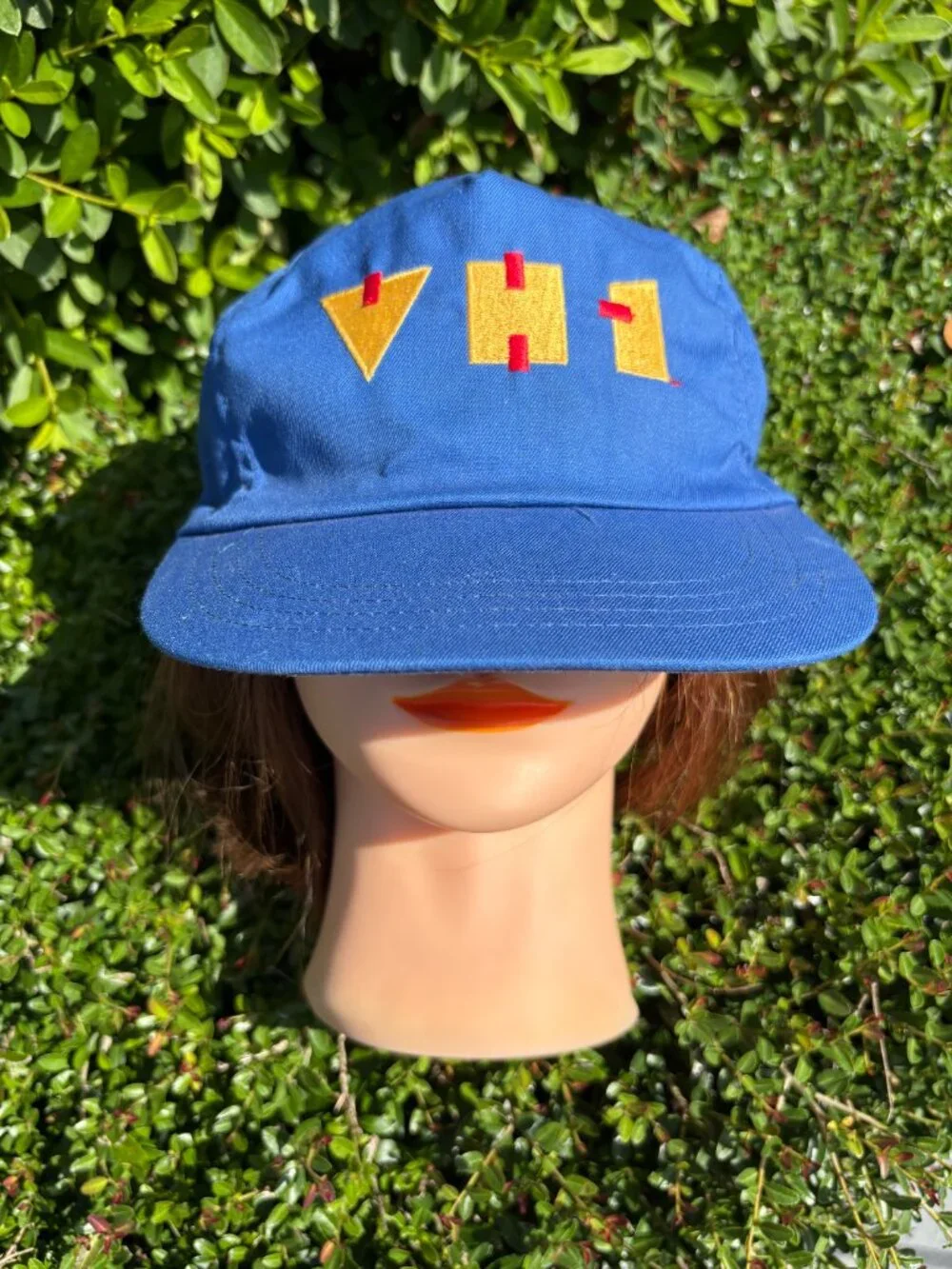 Vintage 80s 90s VH1 Video Hits One Snapback Hat Blue USA Made Music TV Cap